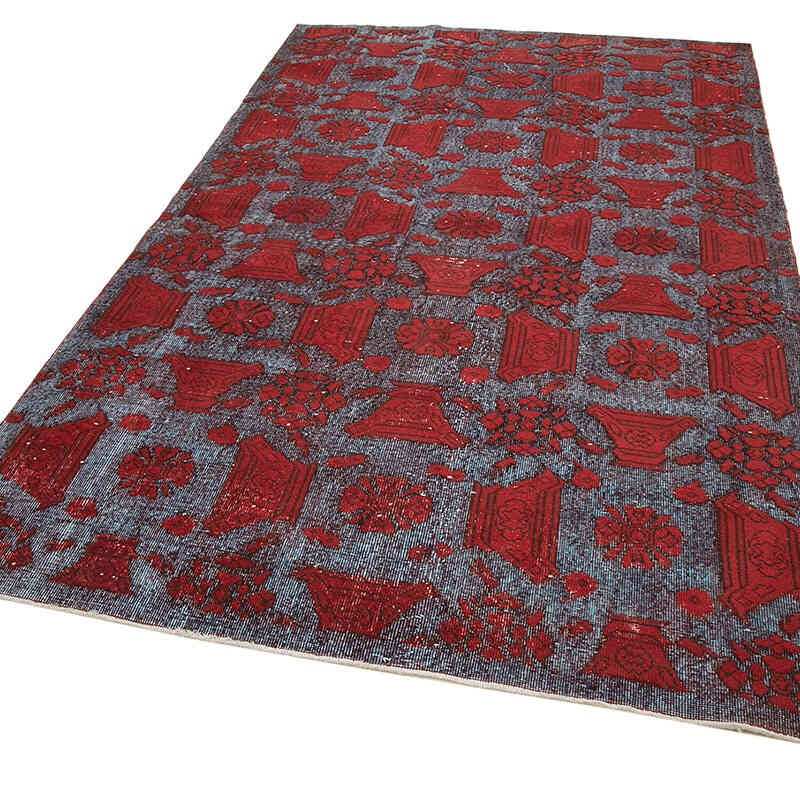 El Oyması Boyalı Halı - 173 cm x 296 cm - K0051587