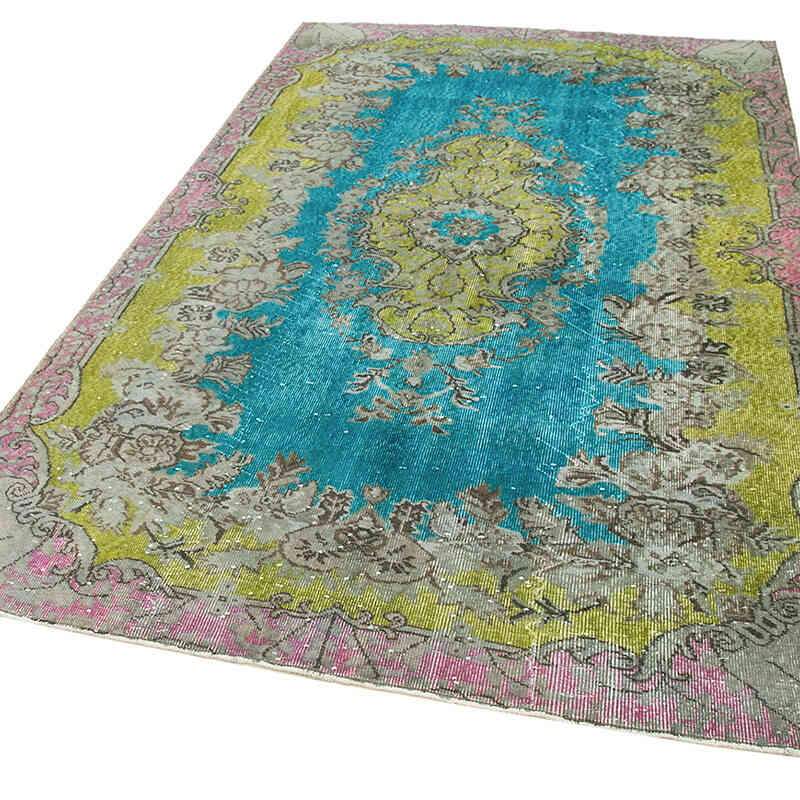 El Oyması Boyalı Halı - 172 cm x 276 cm - K0051601