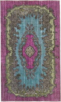 El Oyması Boyalı Halı - 164 cm x 275 cm