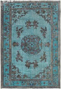 El Oyması Boyalı Halı - 200 cm x 291 cm