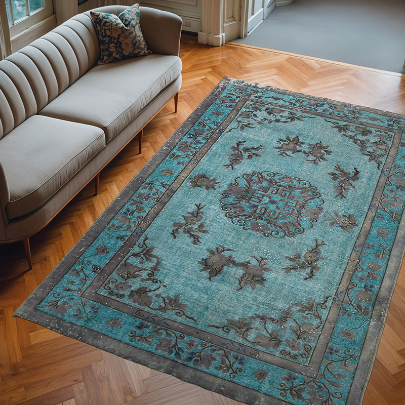 El Oyması Boyalı Halı - 200 cm x 291 cm - K0051607