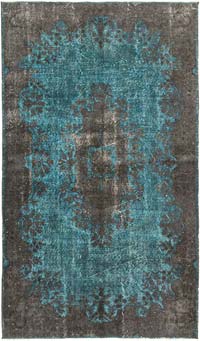 El Oyması Boyalı Halı - 156 cm x 265 cm