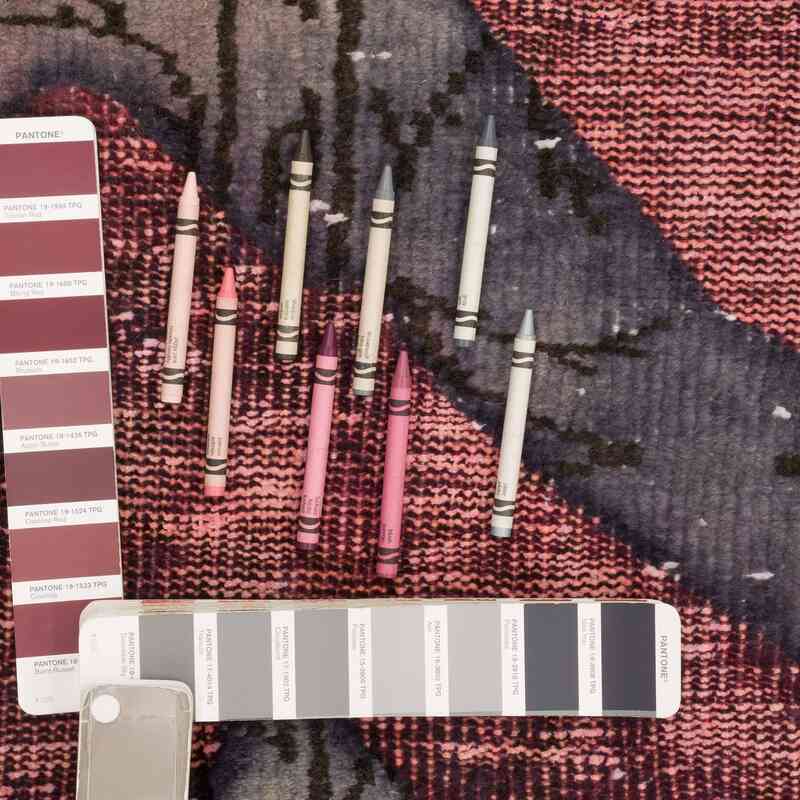 Alfombra Tallada a Mano Sobre Teñida - 157 cm x 264 cm - K0051618