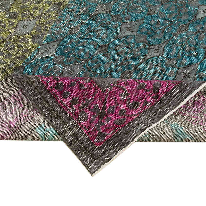 Hand Carved Over-Dyed Rug - 6' 9" x 9' 11" (81" x 119") - K0051621