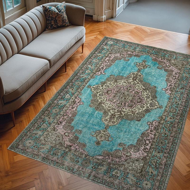 El Oyması Boyalı Halı - 180 cm x 271 cm - K0051629
