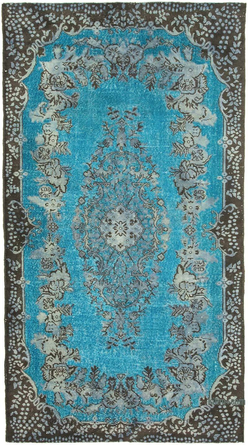 Alfombra Tallada a Mano Sobre Teñida - 177 cm x 321 cm - K0051632