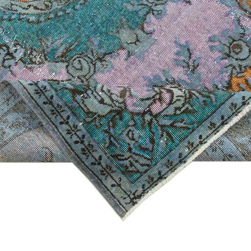 Turuncu El Oyması Boyalı Halı - 172 cm x 295 cm - K0051636