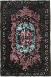 Hand Carved Over-Dyed Rug - 6'  x 9' 3" (72" x 111")