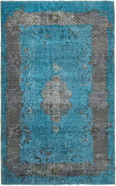 El Oyması Boyalı Halı - 183 cm x 300 cm