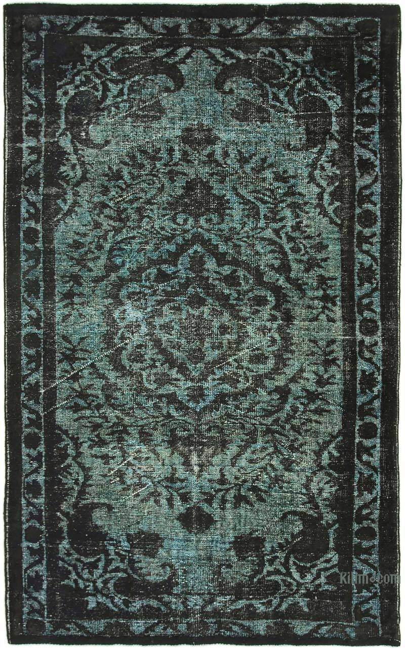 Hand Carved Over-Dyed Rug - 5' 9" x 9' 5" (69 in. x 113 in.) - K0051646