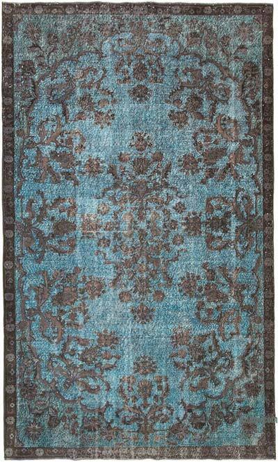 El Oyması Boyalı Halı - 195 cm x 328 cm