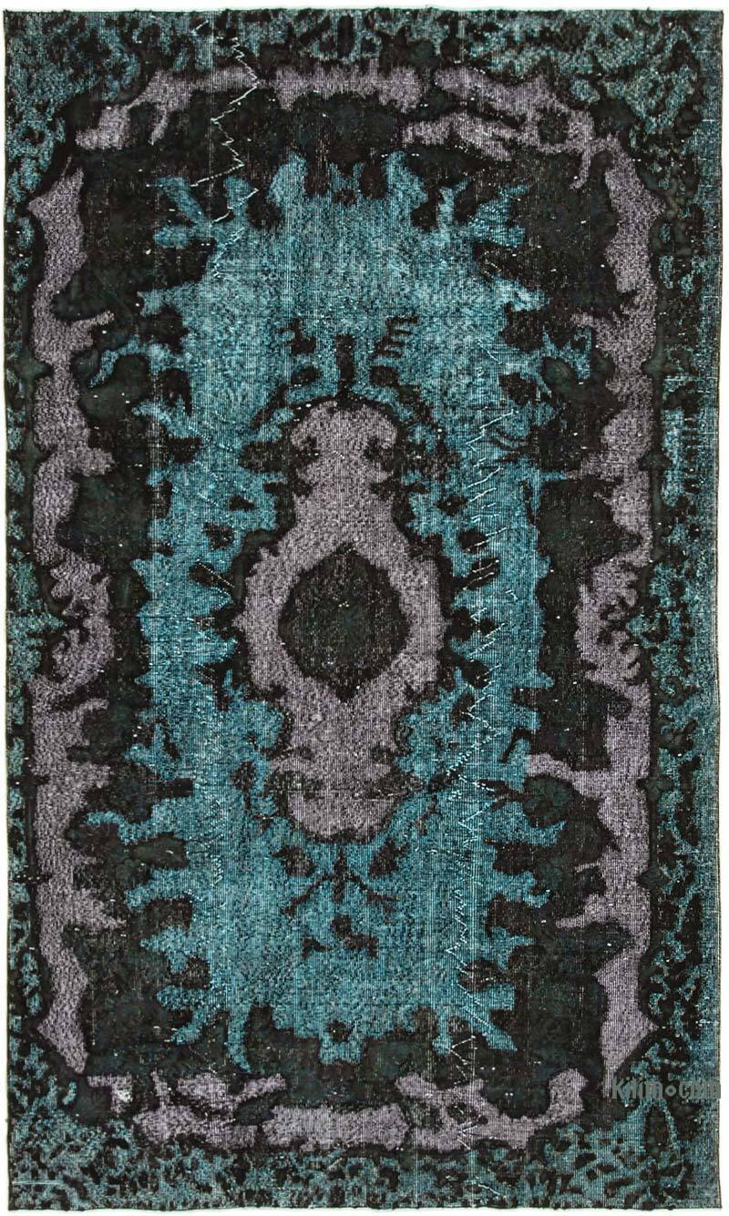 Alfombra Tallada a Mano Sobre Teñida - 175 cm x 292 cm - K0051659