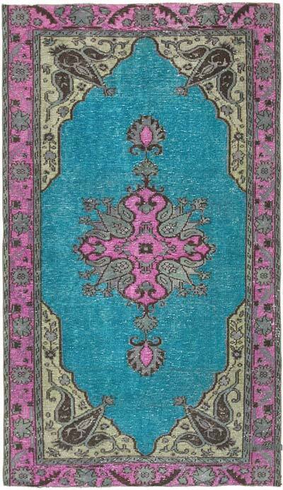 El Oyması Boyalı Halı - 152 cm x 265 cm