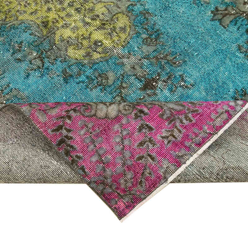 Alfombra Tallada a Mano Sobre Teñida - 158 cm x 273 cm - K0051663