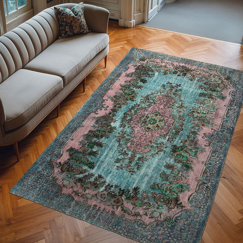 El Oyması Boyalı Halı - 170 cm x 272 cm - K0051666
