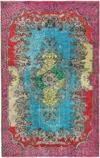 El Oyması Boyalı Halı - 180 cm x 280 cm
