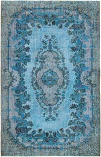 El Oyması Boyalı Halı - 190 cm x 298 cm