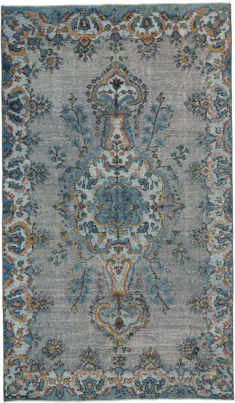 Hand Carved Over-Dyed Rug - 5' 6" x 9' 4" (66" x 112") - K0051730