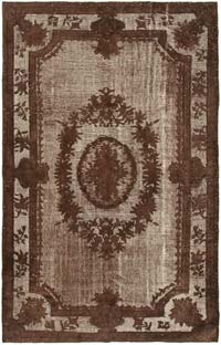 El Oyması Boyalı Halı - 195 cm x 313 cm