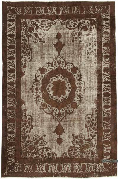 El Oyması Boyalı Halı - 212 cm x 327 cm