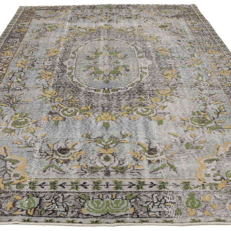 Alfombra Tallada a Mano Sobre Teñida - 177 cm x 300 cm - K0051737