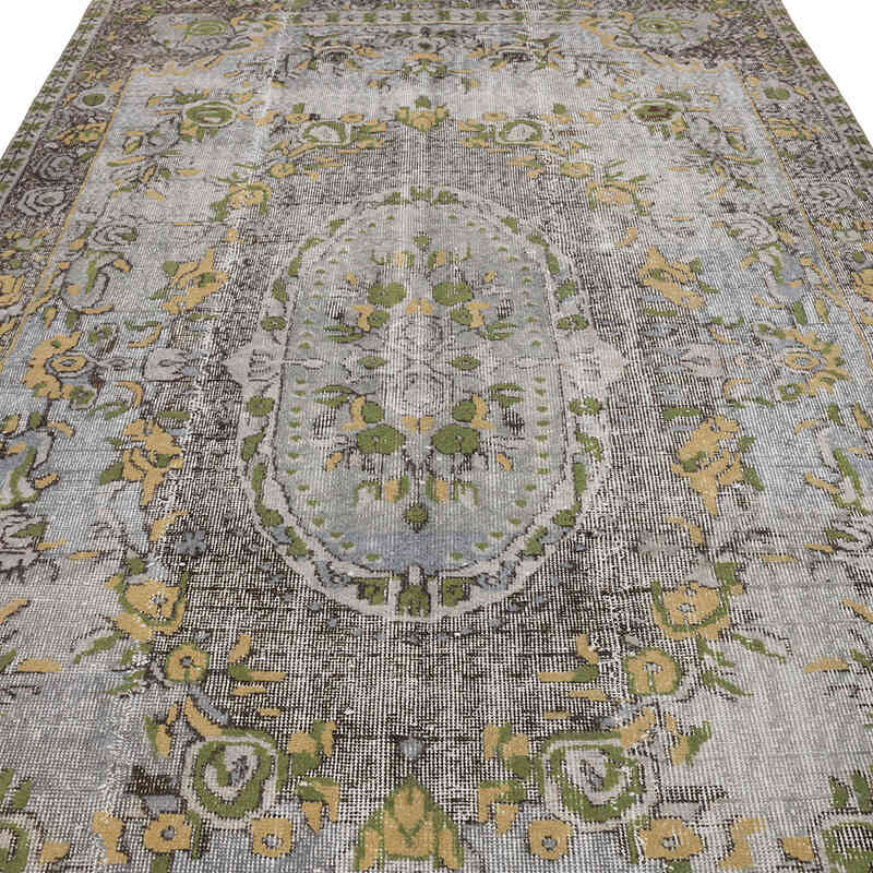 Alfombra Tallada a Mano Sobre Teñida - 177 cm x 300 cm - K0051737