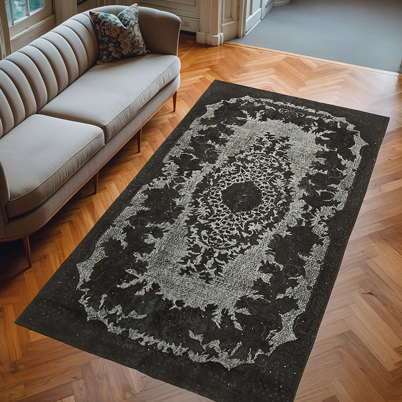 El Oyması Boyalı Halı - 167 cm x 300 cm - K0051740
