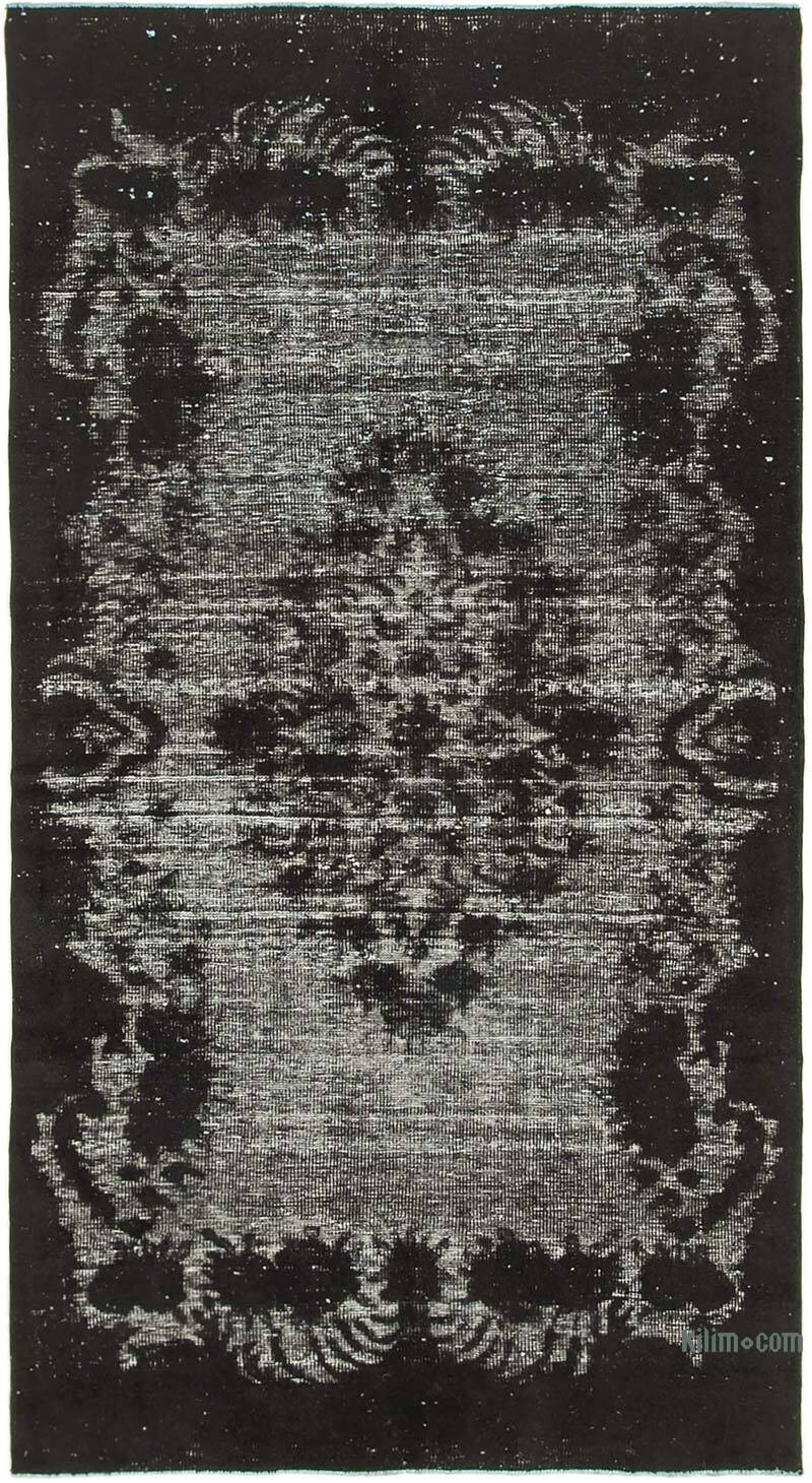 Hand Carved Over-Dyed Rug - 4' 11" x 9' 3" (59" x 111") - K0051744