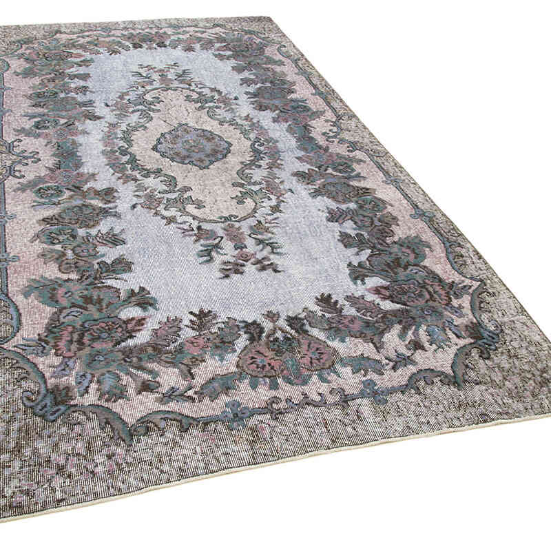 Alfombra Tallada a Mano Sobre Teñida - 165 cm x 305 cm - K0051751