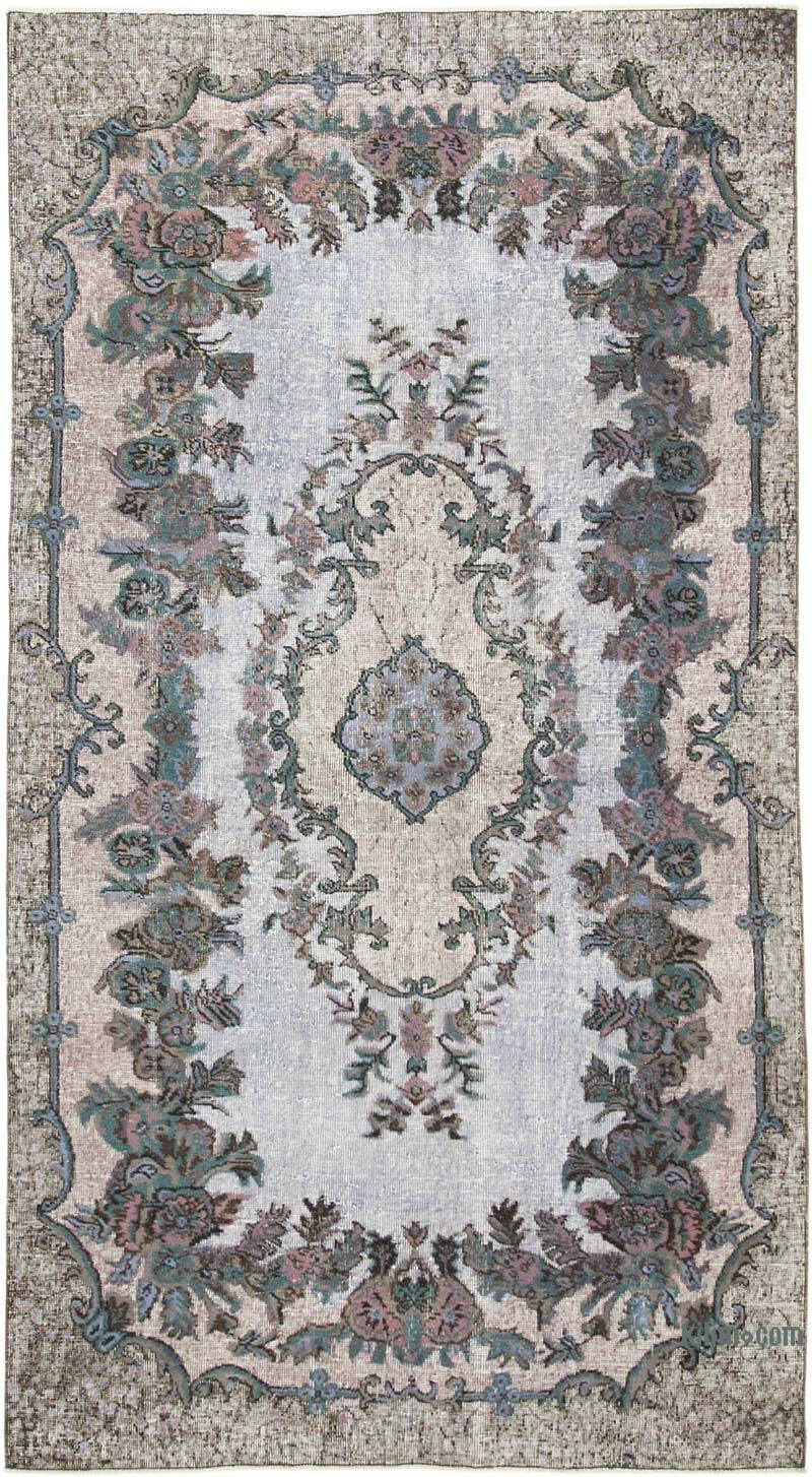 Alfombra Tallada a Mano Sobre Teñida - 165 cm x 305 cm - K0051751