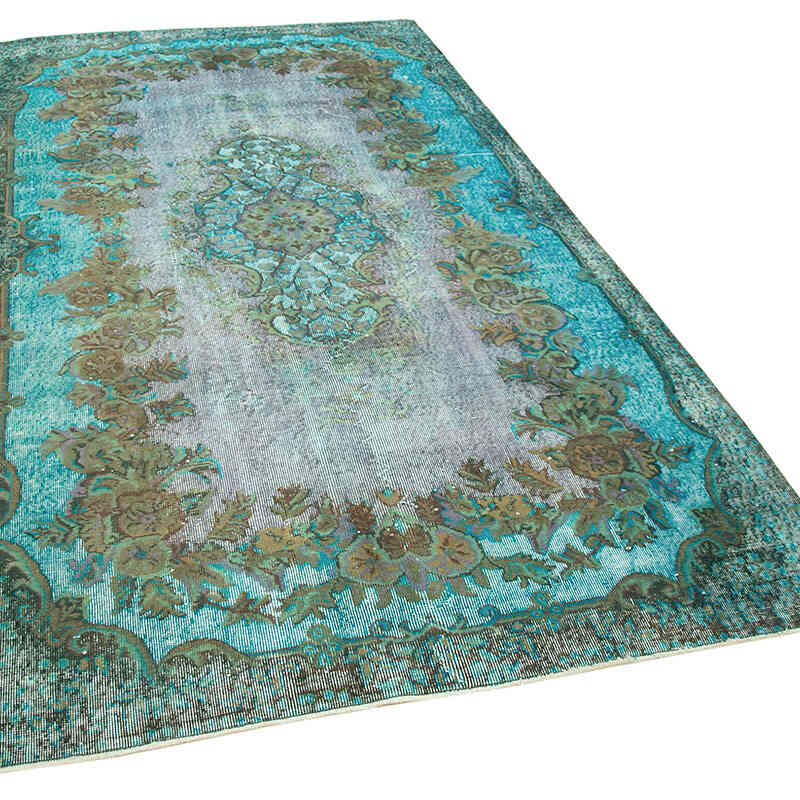 Alfombra Tallada a Mano Sobre Teñida - 162 cm x 288 cm - K0051756