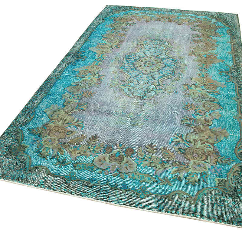 Alfombra Tallada a Mano Sobre Teñida - 162 cm x 288 cm - K0051756