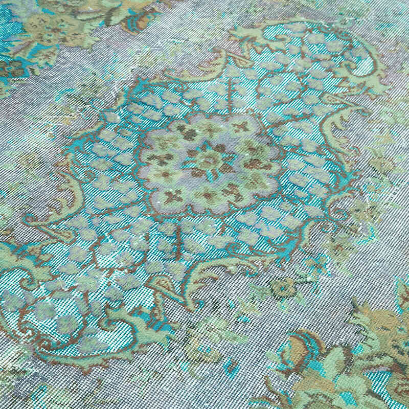 Alfombra Tallada a Mano Sobre Teñida - 162 cm x 288 cm - K0051756