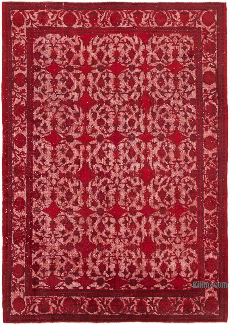 El Oyması Boyalı Halı - 216 cm x 309 cm - K0051769