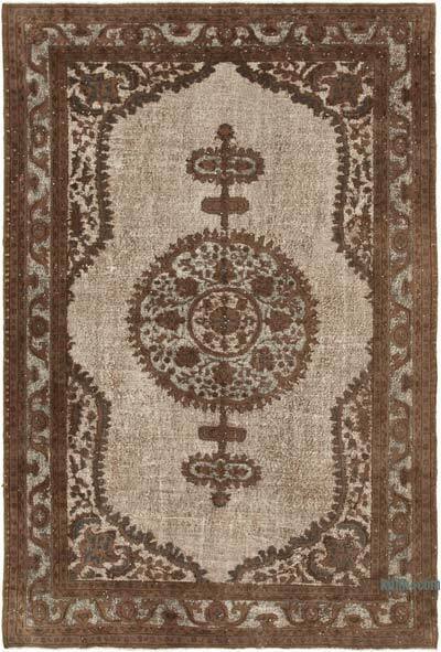 El Oyması Boyalı Halı - 214 cm x 318 cm