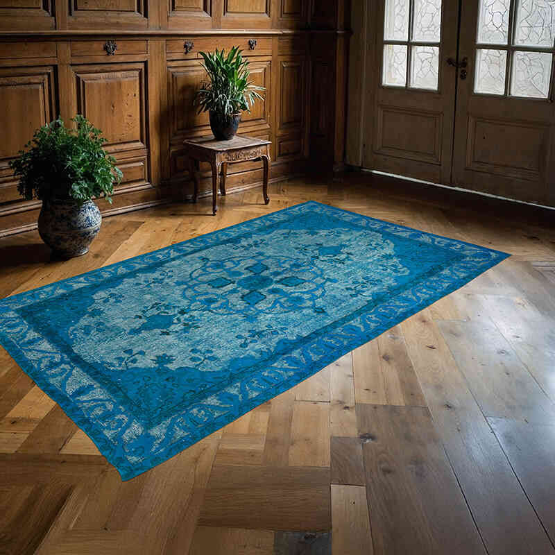 El Oyması Boyalı Halı - 152 cm x 263 cm - K0051776