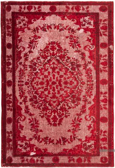 El Oyması Boyalı Halı - 199 cm x 292 cm