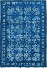 El Oyması Boyalı Halı - 216 cm x 316 cm
