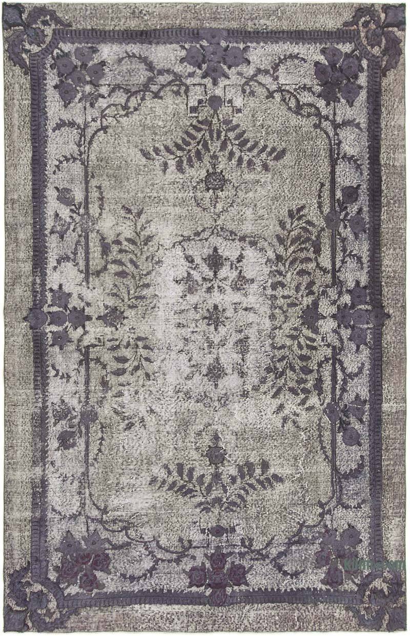 Alfombra Tallada a Mano Sobre Teñida - 204 cm x 320 cm - K0051783