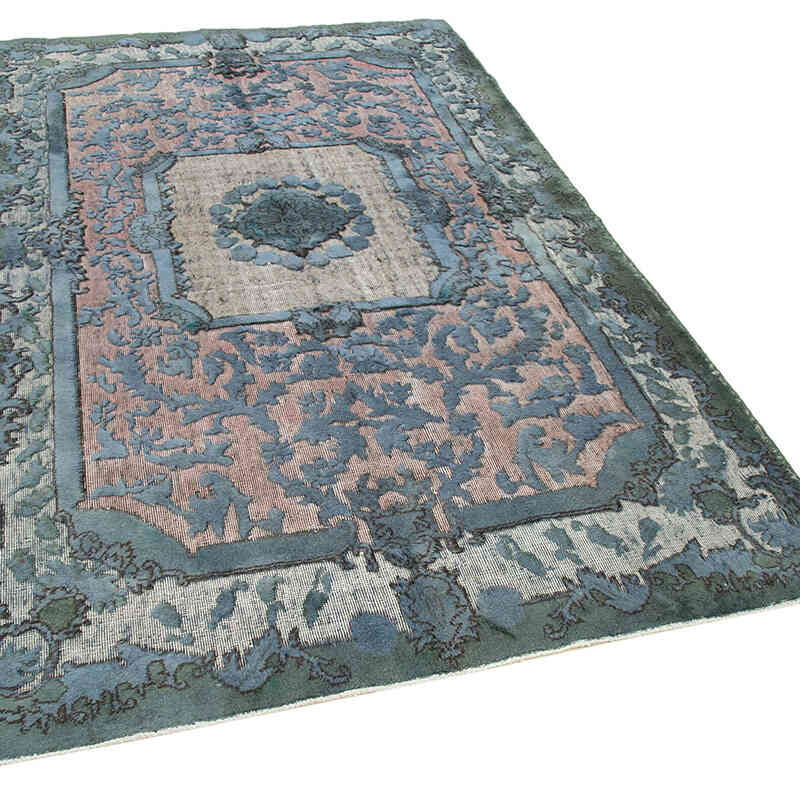 Alfombra Tallada a Mano Sobre Teñida - 157 cm x 251 cm - K0051784