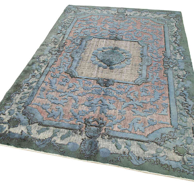 Alfombra Tallada a Mano Sobre Teñida - 157 cm x 251 cm - K0051784