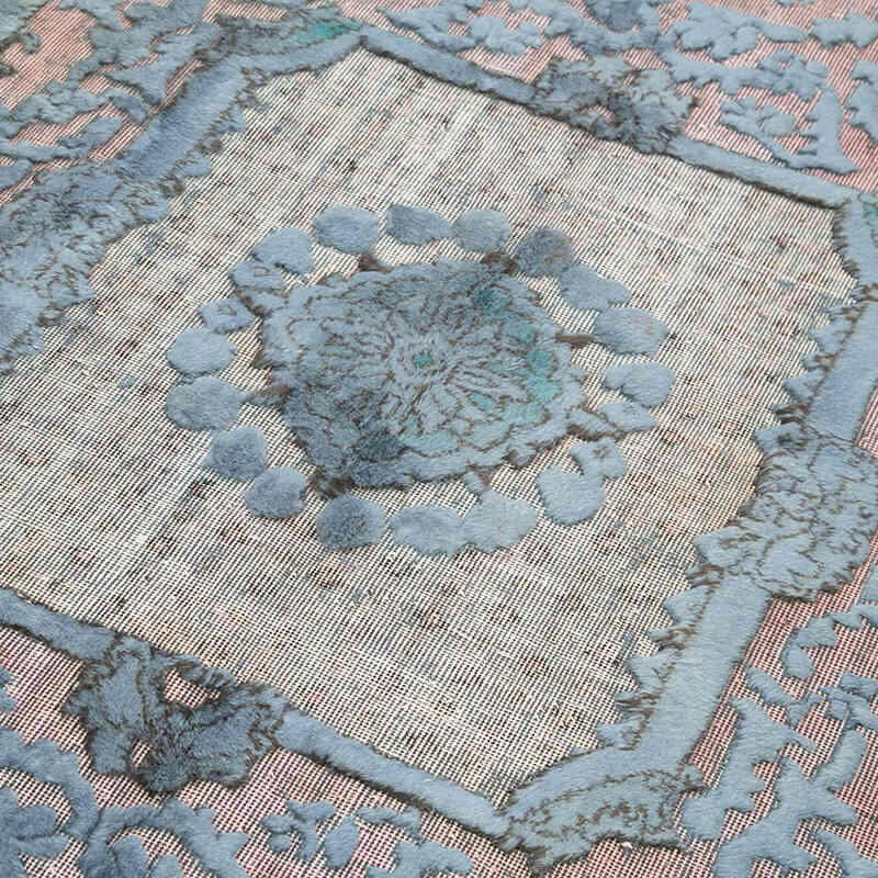 Alfombra Tallada a Mano Sobre Teñida - 157 cm x 251 cm - K0051784