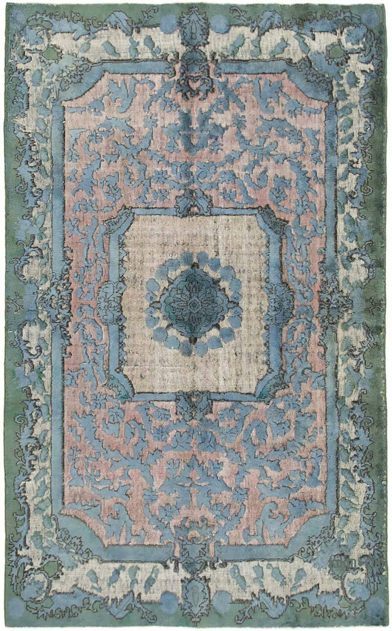 Alfombra Tallada a Mano Sobre Teñida - 157 cm x 251 cm - K0051784