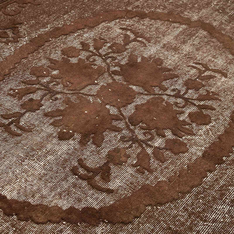 Hand Carved Over-Dyed Rug - 7'  x 10' 7" (84" x 127") - K0051787