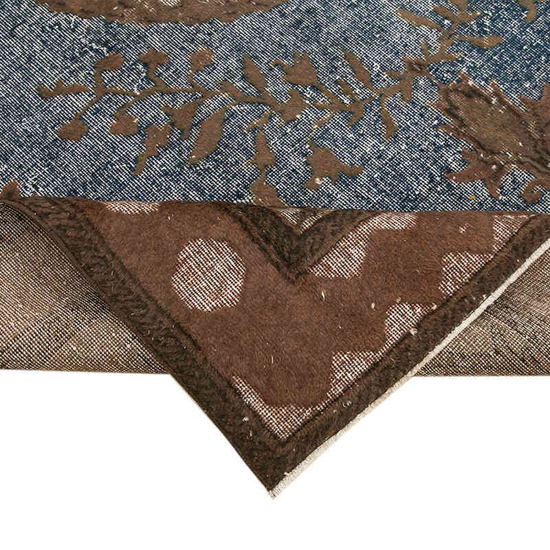 Hand Carved Over-Dyed Rug - 6' 11" x 10'  (83" x 120") - K0051793