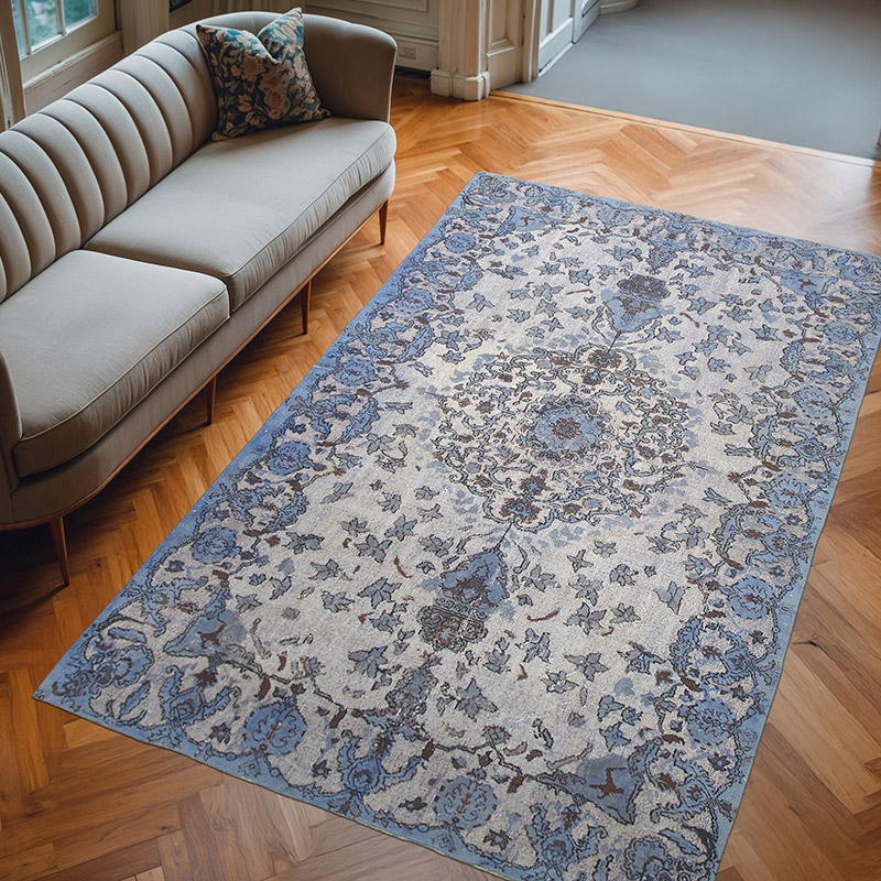 El Oyması Boyalı Halı - 194 cm x 312 cm - K0051795