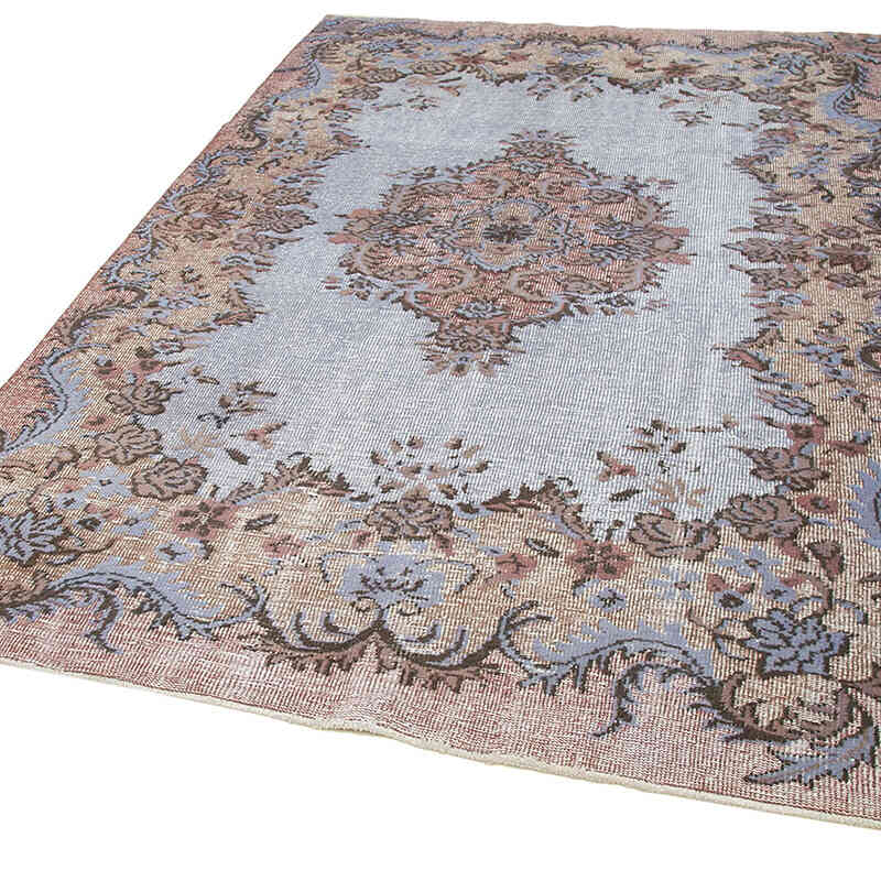 Hand Carved Over-Dyed Rug - 6' 2" x 9' 4" (74" x 112") - K0051797