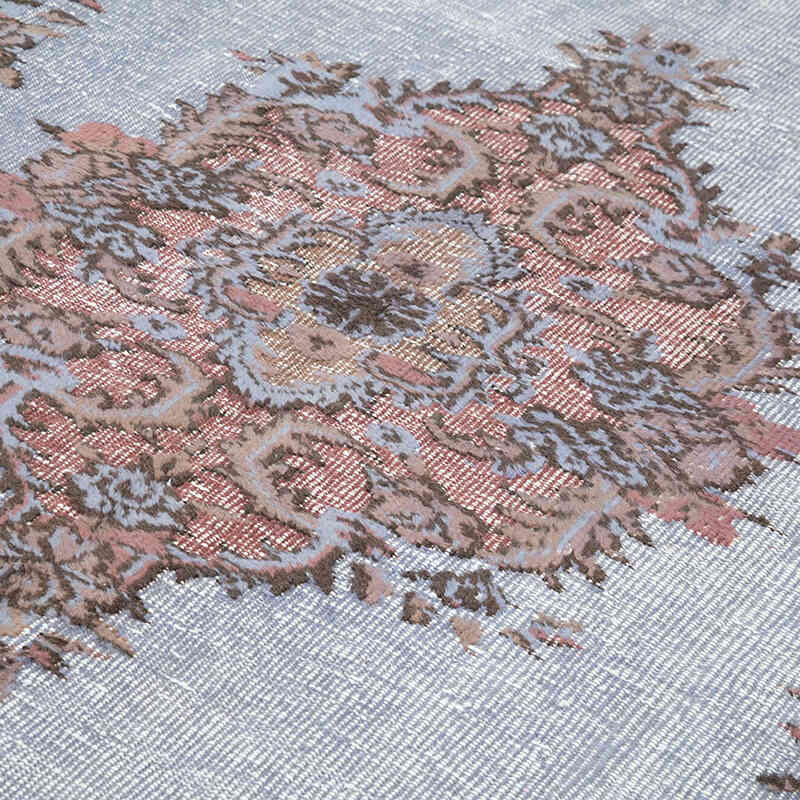 Hand Carved Over-Dyed Rug - 6' 2" x 9' 4" (74" x 112") - K0051797