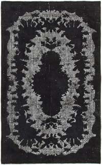 Hand Carved Over-Dyed Rug - 5' 7" x 9' 1" (67" x 109")
