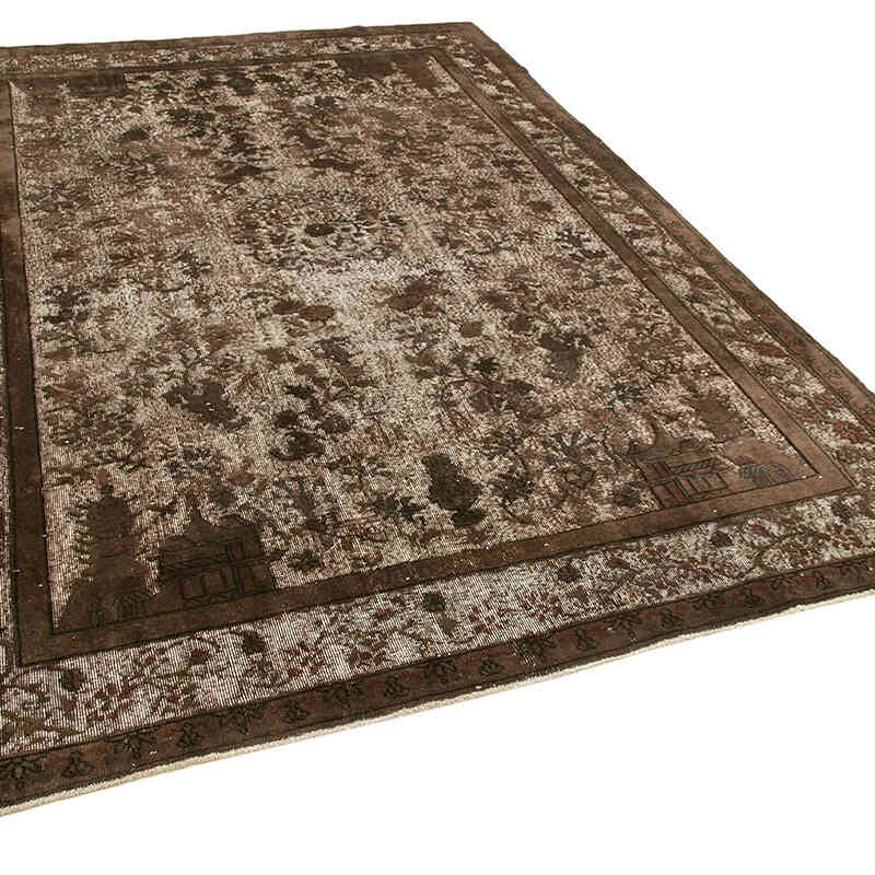 Alfombra Tallada a Mano Sobre Teñida - 209 cm x 297 cm - K0051806